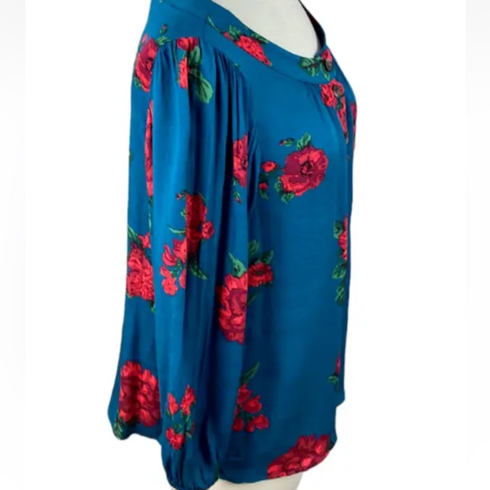 Maeve Anthropologie Kalas Henley Blouse XS - Picture 7 of 11